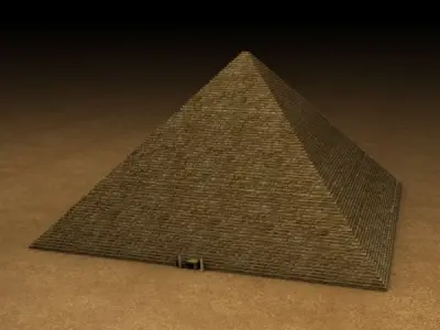 Egyptian pyramid 3D model