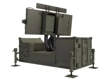 Thales Ground Master 400 Radar 3D model