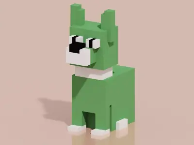 Animal VAMON5 Low-poly 3D model