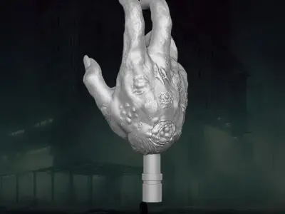 Zombie Hands 3D printable files for Action Figures 3D print model