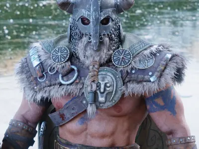 Viking Character PBR Rigged