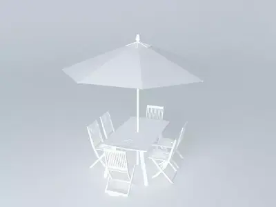 garden table Free 3D model purchase
