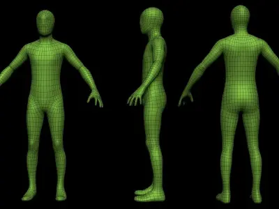 Spidey Base Mesh Free 3D model