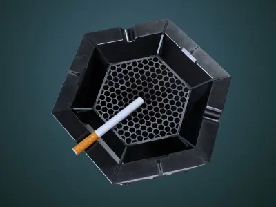 SciFi Ashtray Mk-1 3D model