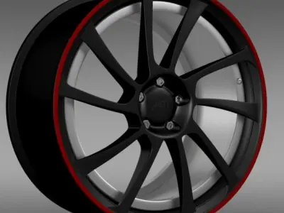 VW Beetle ABT 2012 rim 3D model