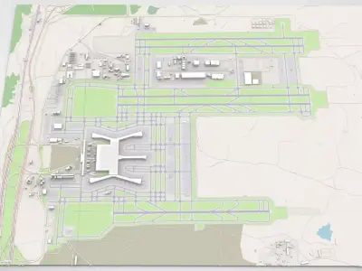 Istanbul Havalimani Airport Turkey 3D model