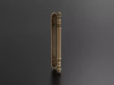 Classic door knocker 01 3D print model
