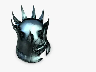 Helmet lord of rings skull Free low-poly 3D model