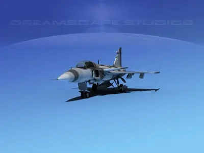 SAAB JAS 39 Gripen V10 3D model