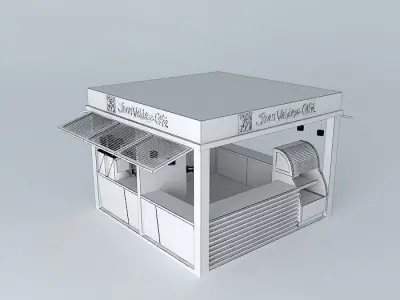 Basic Juan Valdez Cafe Store Free 3D model