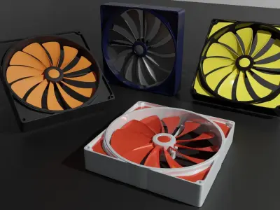 PC Fan 3D model