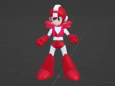 Jet MegaMan - Megaman 6 3D model