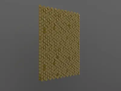 Hexagon Panel Free 3D model
