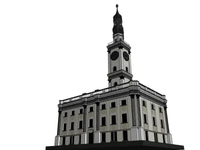 Leszno Town hall 3D model