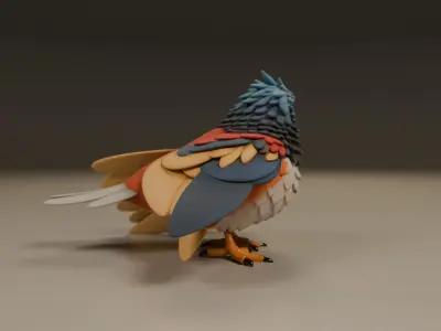 kingfisher 3D print model
