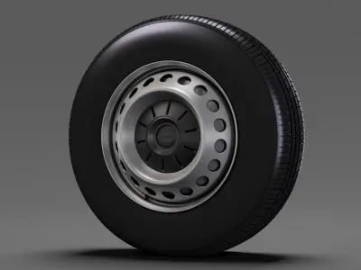 MAN TGE Chassi wheel 2018 3D model