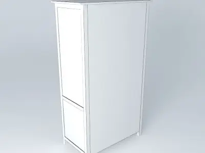 HEMNES wardrobe  Free 3D model