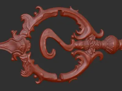 The Riddler Staff From DC 3D STL Model 3D print model