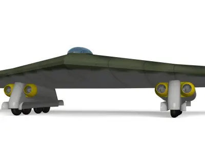 horten ho xviii b1 3D model