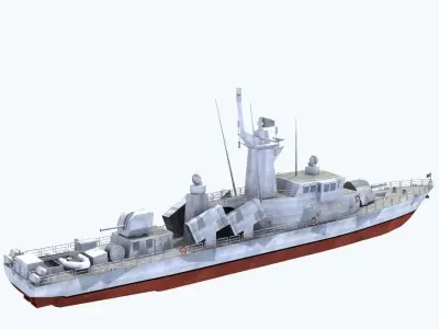 Goteborg Missile Boat 3D model