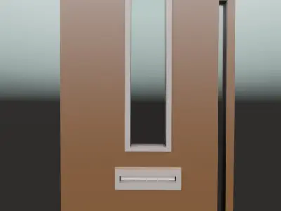 10 Home Door Assets Part one Free low-poly 3D model