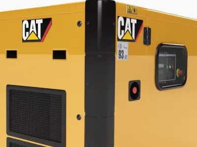 Diesel Generators 01 3D model