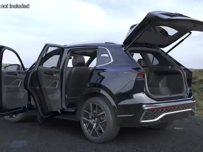 Volkswagen Tiguan 2024 R-Line Black 3D model