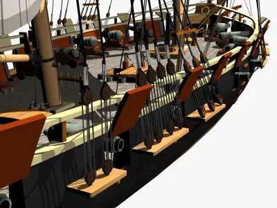 US Navy Brig Eagle 3D model