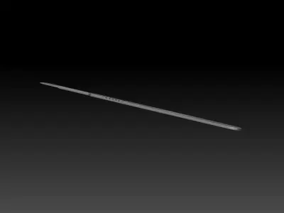 Deadly razor blade 3D model