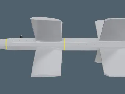 Lancet Drone High Poly 3D model