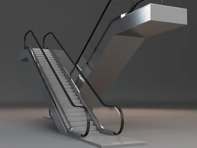 Escalator 3D model