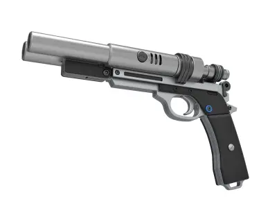 Blaster Pistol S-195 from the movie Solo A Star Wars Story 3D model