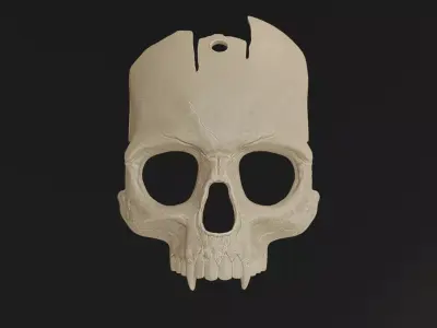 Death Knight Mask from Escape From Tarkov game for 3D Printing 3D print model