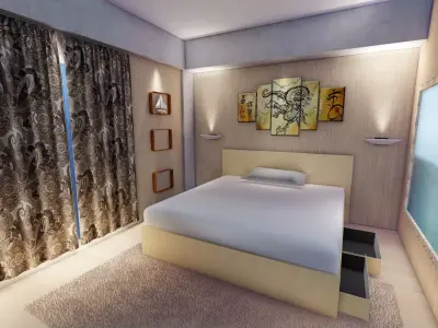 residential private villa Free 3D model