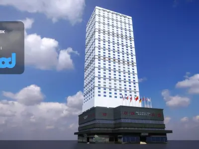 HK Boatower 3D model