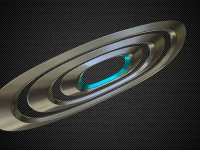 thunder power logo 3D model