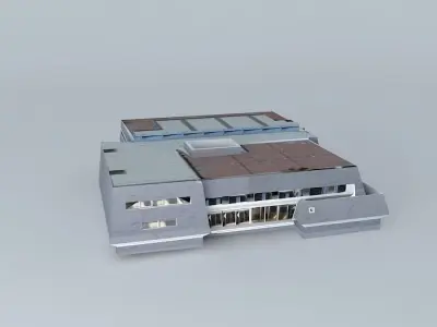 Cucei building Free 3D model