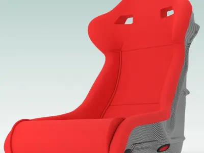 Ferrari F40 Red Seat 3D model