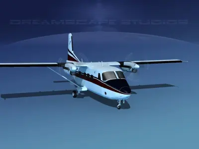 Harbin Y-12 II V08 3D model