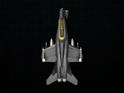 McDonnell Douglas FA 18 Hornet 3D model