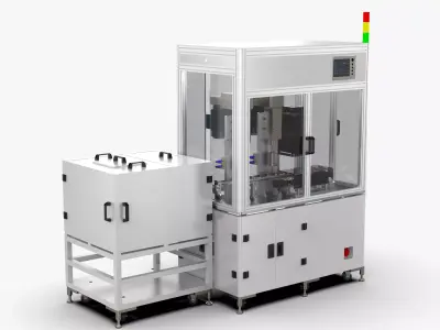 Fully Automatic Drilling and Tapping Machine 3D model