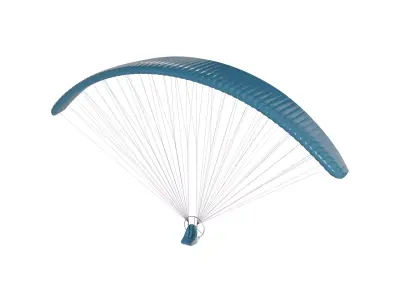 Unpowered Paraglider 3D model