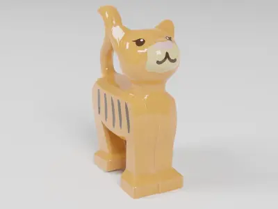 Lego Cat 3D model