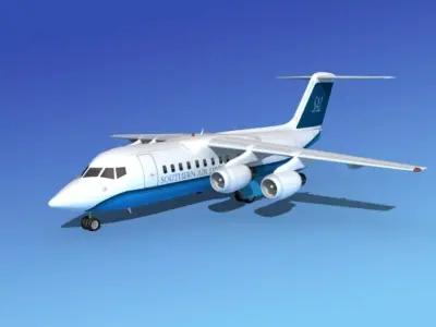 BAe 146-200 Southern Air Link 3D model