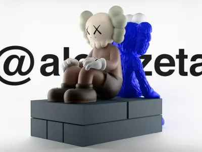 Kaws BFF Seeing x Companion Watching for Print 3D print model