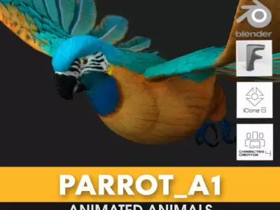 Parrot A1 3D model