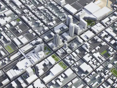 Lexington Low-poly 3D model