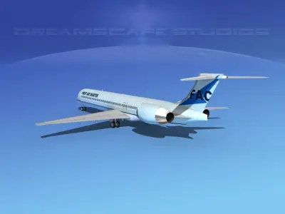 McDonnell Douglas MD-90 First Air 3D model