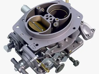 Classic Carburetor Fuel System M1 3D model