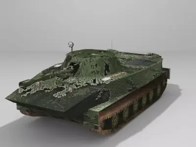 PT-85 North Korea Low-poly 3D model